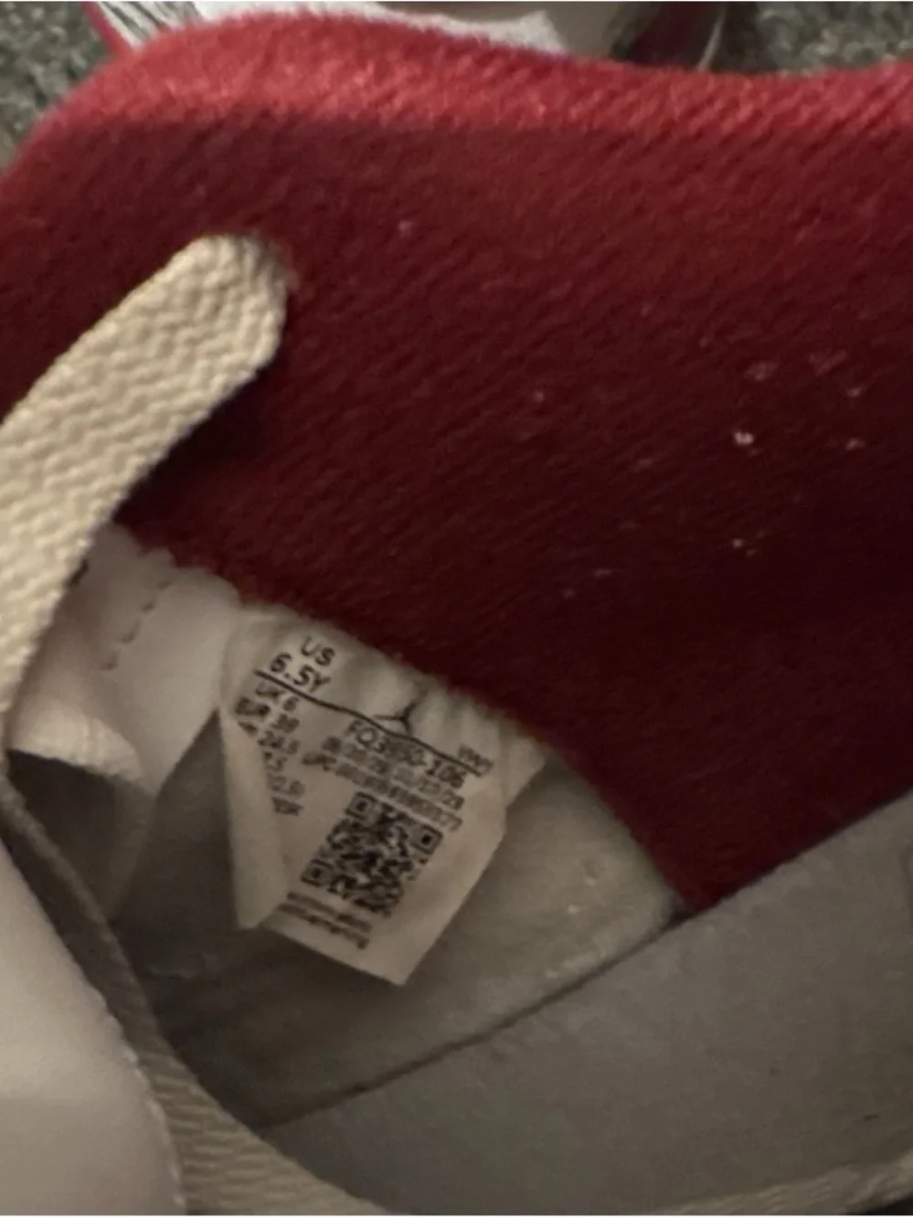 Jordan White and Maroon Men's Athletic Basketball Shoes